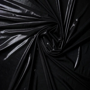 Lycra peliculizată – Negru metalizat - Ahura