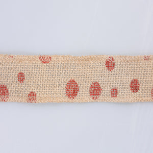 Banda din Iuta cu Buline 4cm Rola 4.5m M1 - Ahura