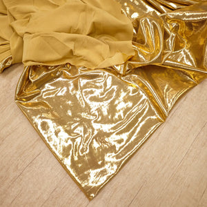 Lycra peliculizată – Auriu metalic intens - Ahura