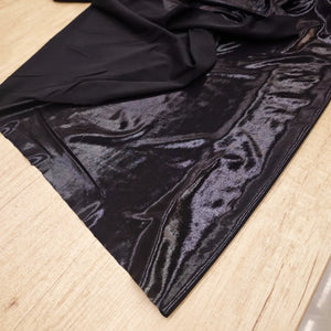 Lycra peliculizată – Negru metalizat - Ahura