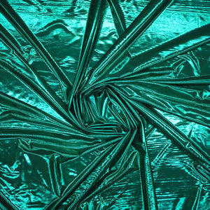 Lycra Peliculizata - Verde smarald metalizat - Ahura