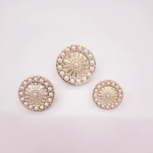 Nasturi plastic cu Perle M6 - Ahura