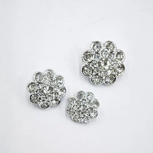 Nasturi plastic cu Cristale M6 - Ahura