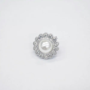 Nasturi plastic cu Perle si Cristale M1 - Ahura