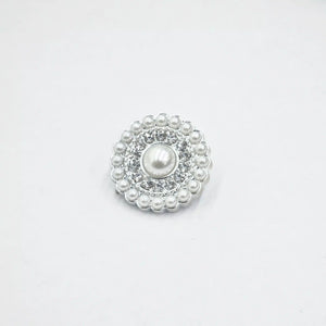 Nasturi plastic cu Perle si Cristale M5 - Ahura