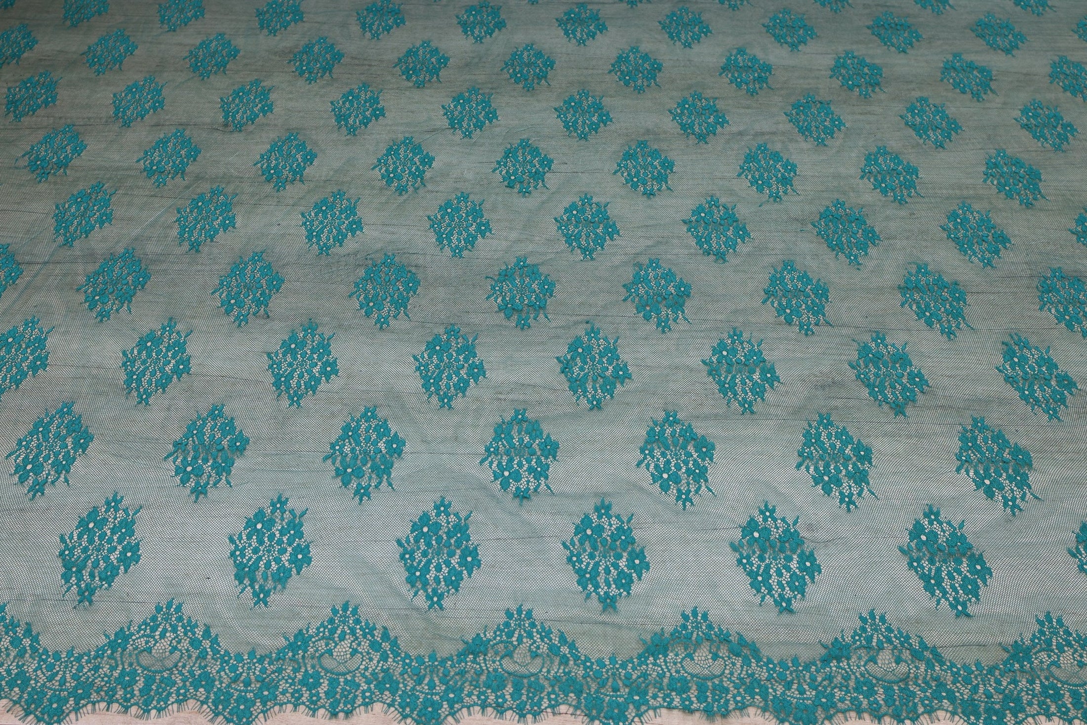 Dantela Chantilly Turqoise - 657-2