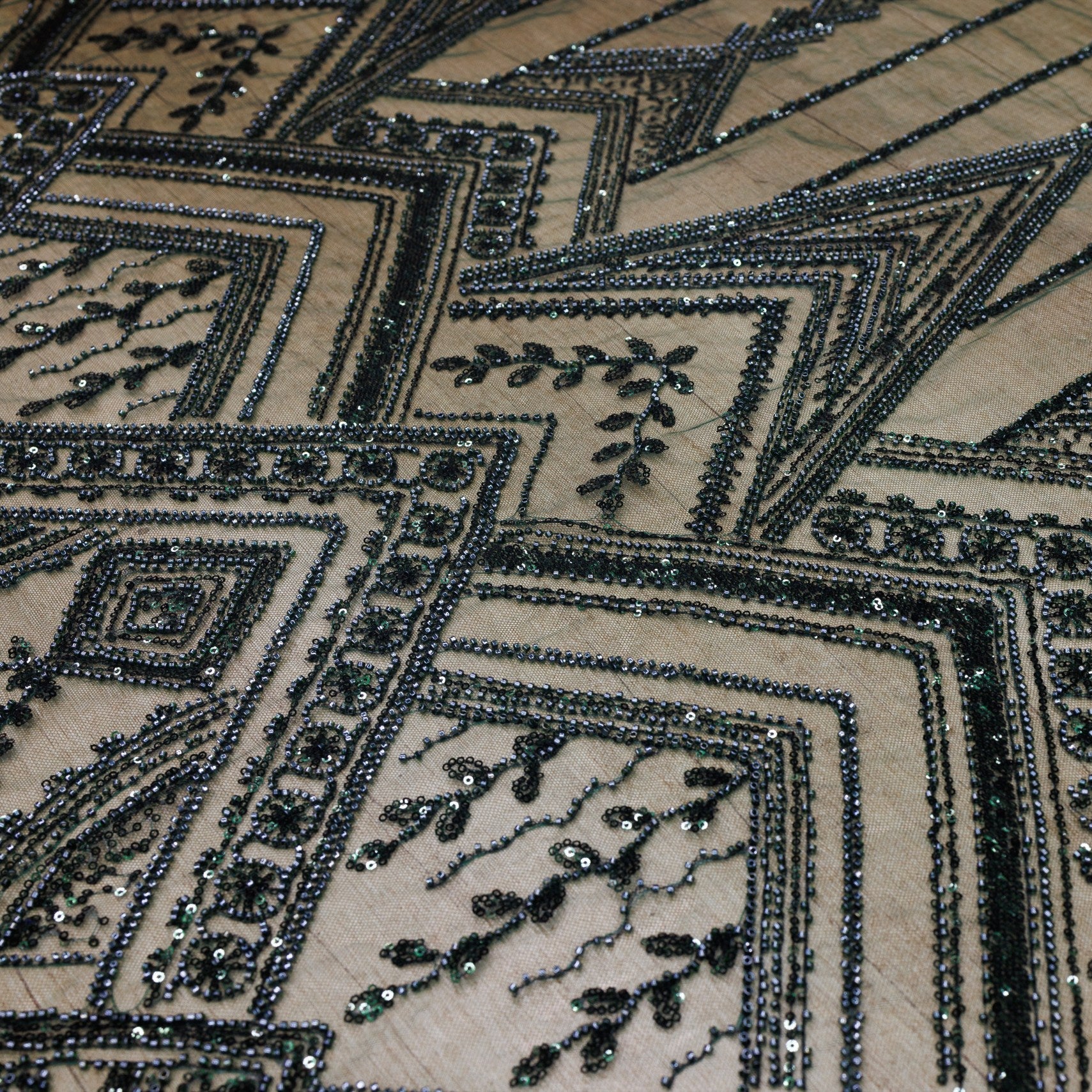 Broderie A43 Verde la metru