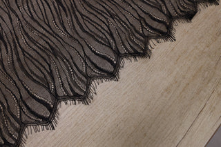 Dantela Chantilly Negru - 131