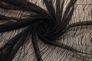 Dantela Chantilly Negru - 131