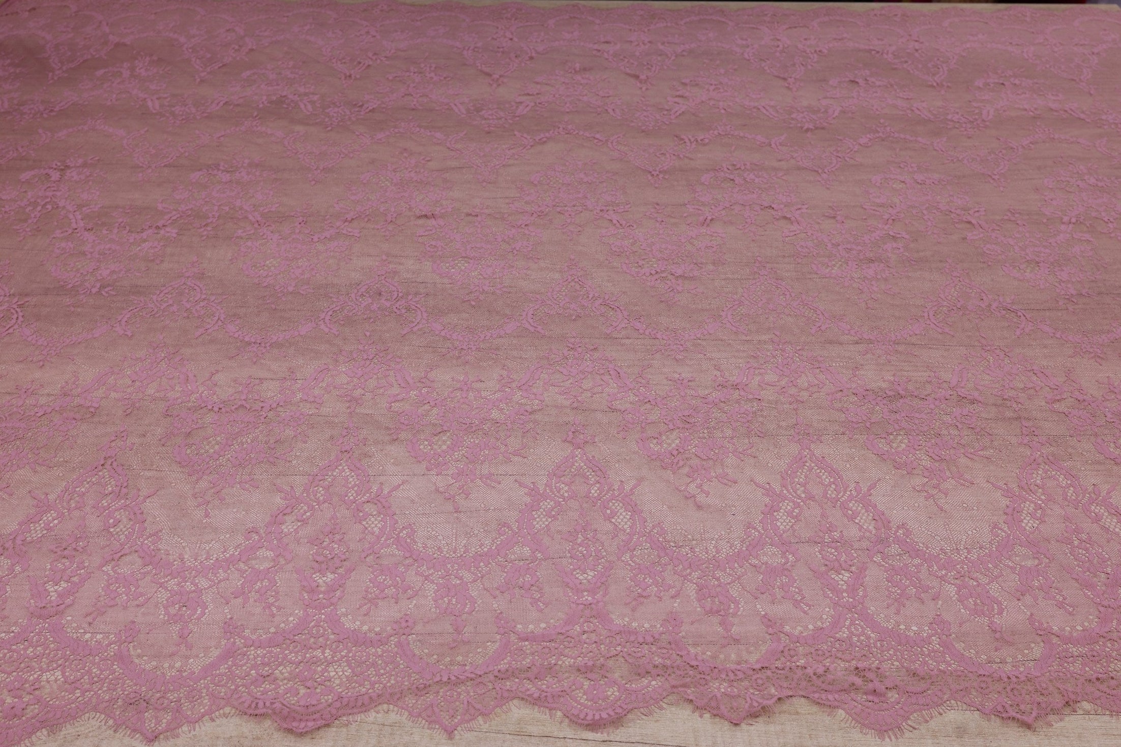 Dantela Chantilly Roz Pudra - 118