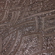 Broderie de lux B76 Negru cu Auriu la metru