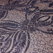 Broderie A45 Bleumarin la metru