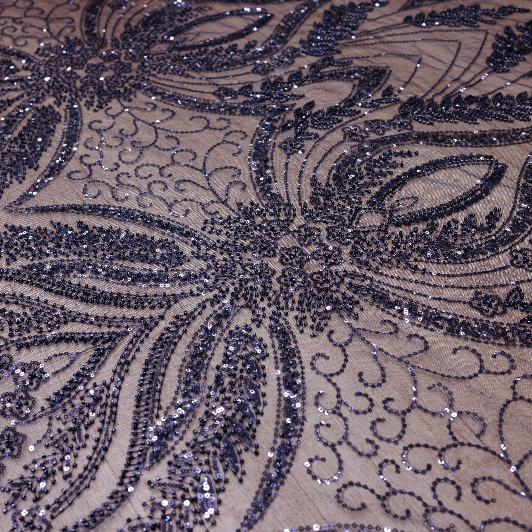 Broderie A45 Bleumarin la metru