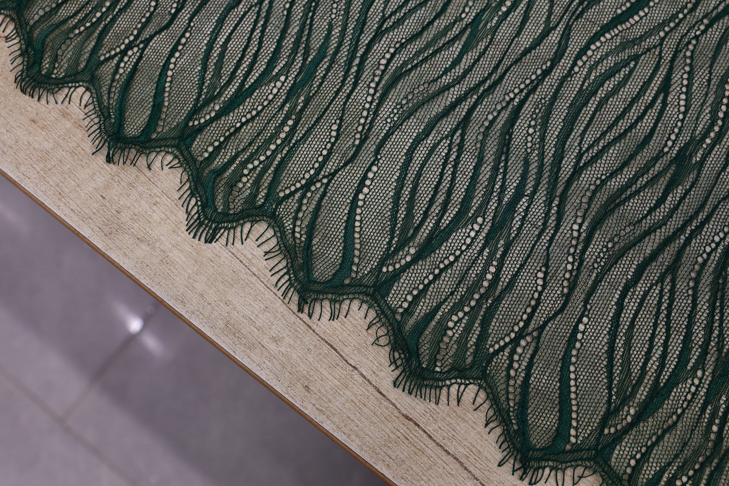 Dantela Chantilly Verde - 131