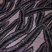 Broderie B17 Negru la metru