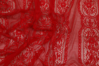 Dantela Chantilly Rosu - 114