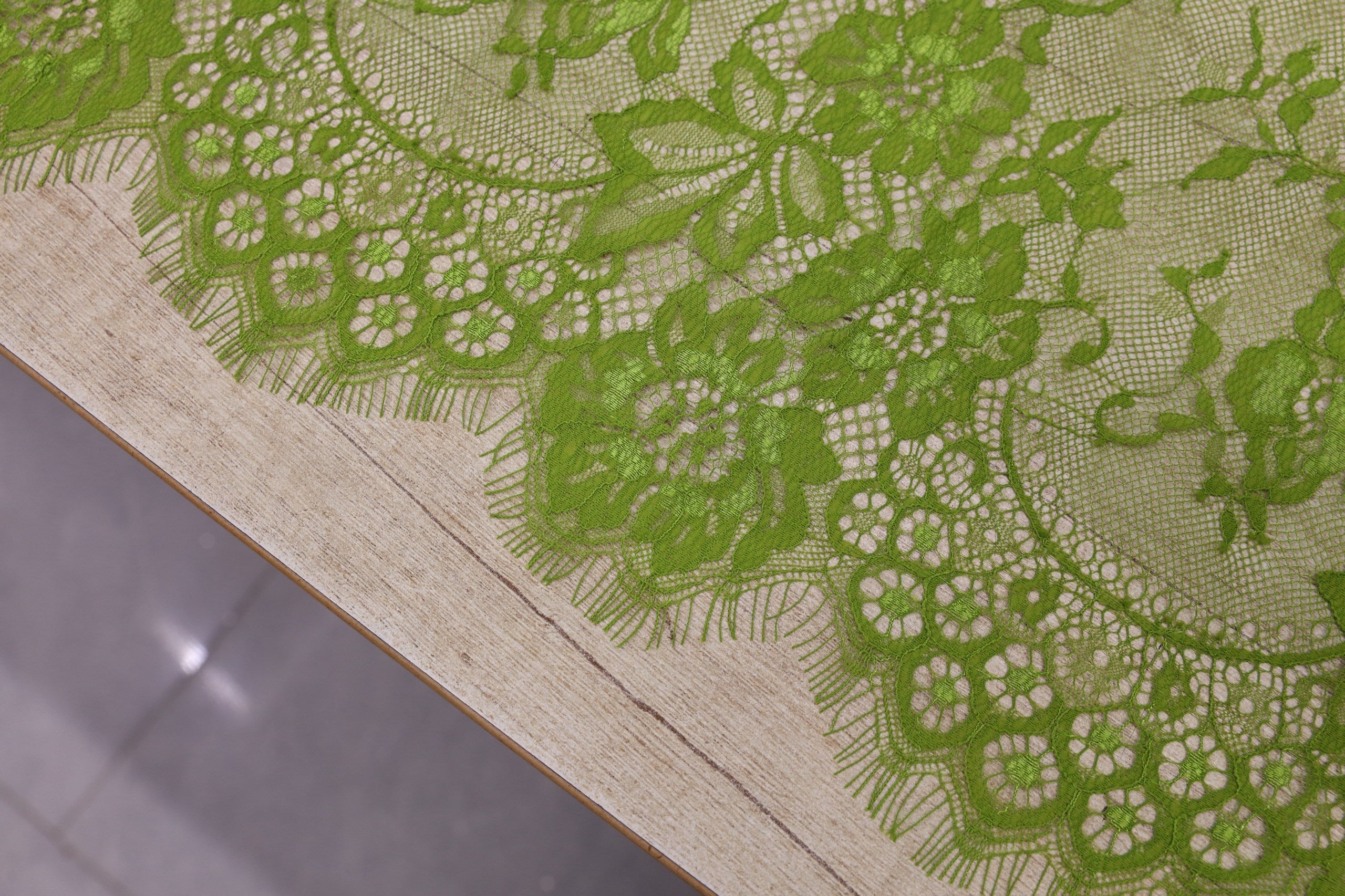 Dantela Chantilly Verde - 112-657-1 A