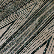 Broderie tip dantela cu perle/margele si paiete A54 - Verde