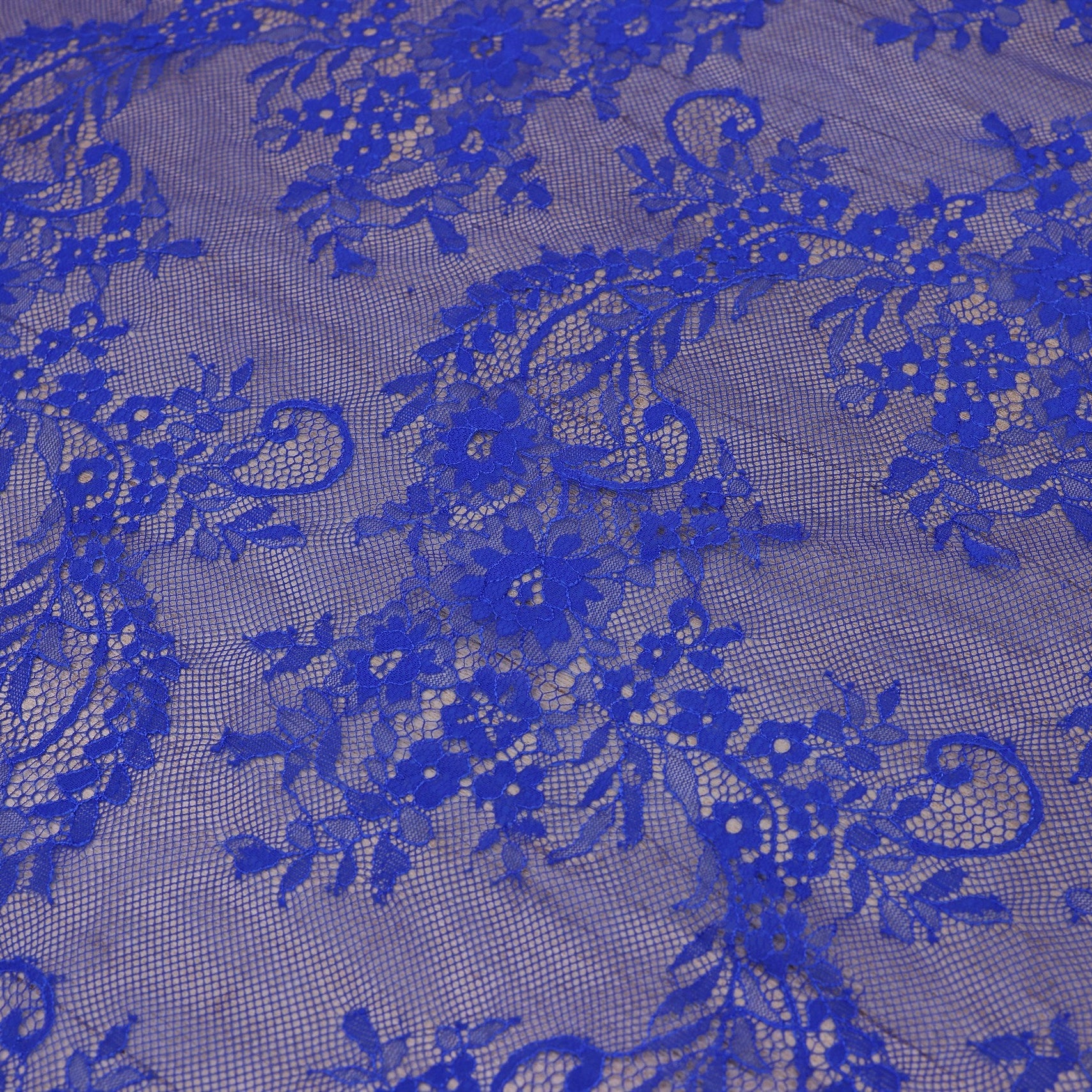 Dantela Chantilly Albastru - 657-3