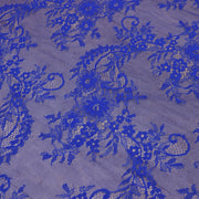 Dantela Chantilly Albastru - 657-3
