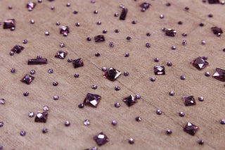 Tulle accesorizat cu pietre si cristale T3 - Mov