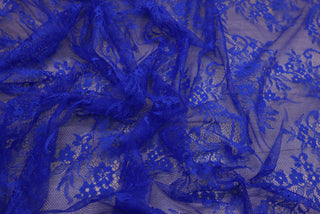 Dantela Chantilly Albastru - 657-3