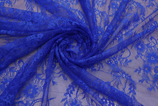 Dantela Chantilly Albastru - 657-3