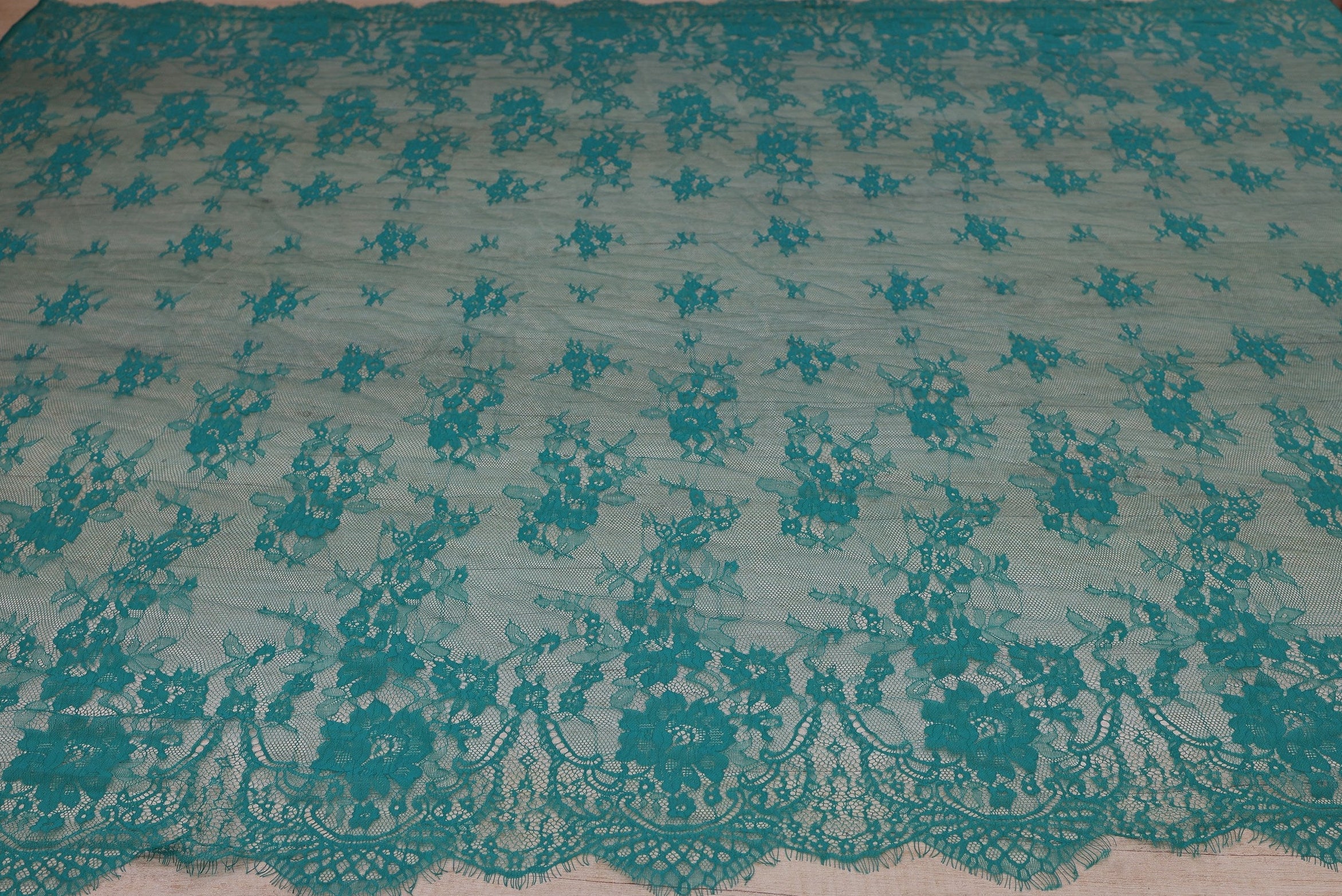 Dantela Chantilly Turqoise - 657-1