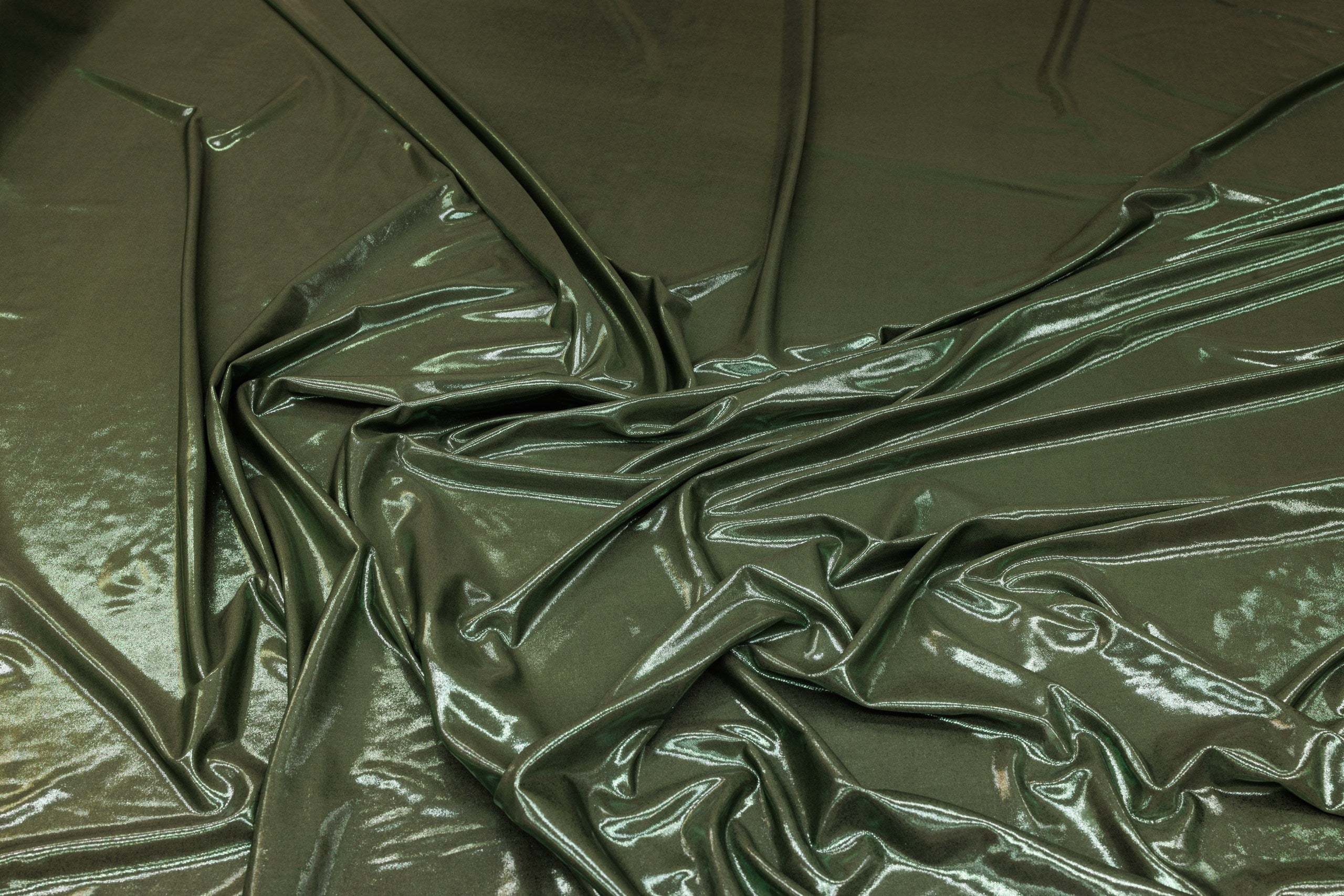 Lycra Peliculizata - Verde Salvie Metalizat