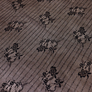 Dantela Chantilly Negru - 129