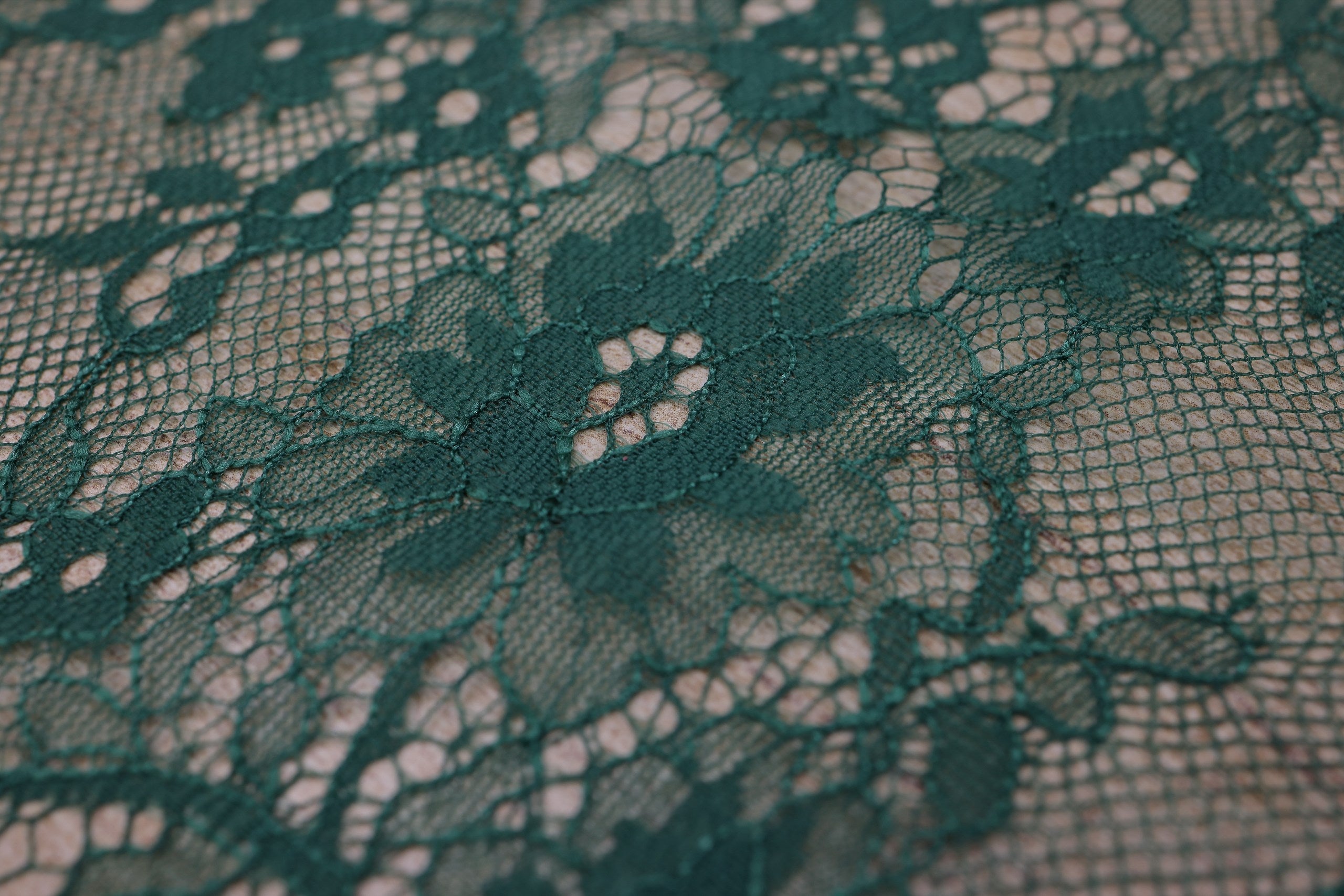 Dantela Chantilly Verde - 657-3