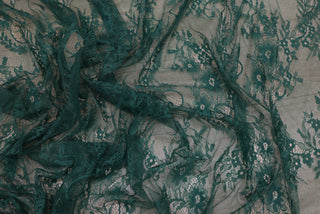 Dantela Chantilly Verde - 657-3