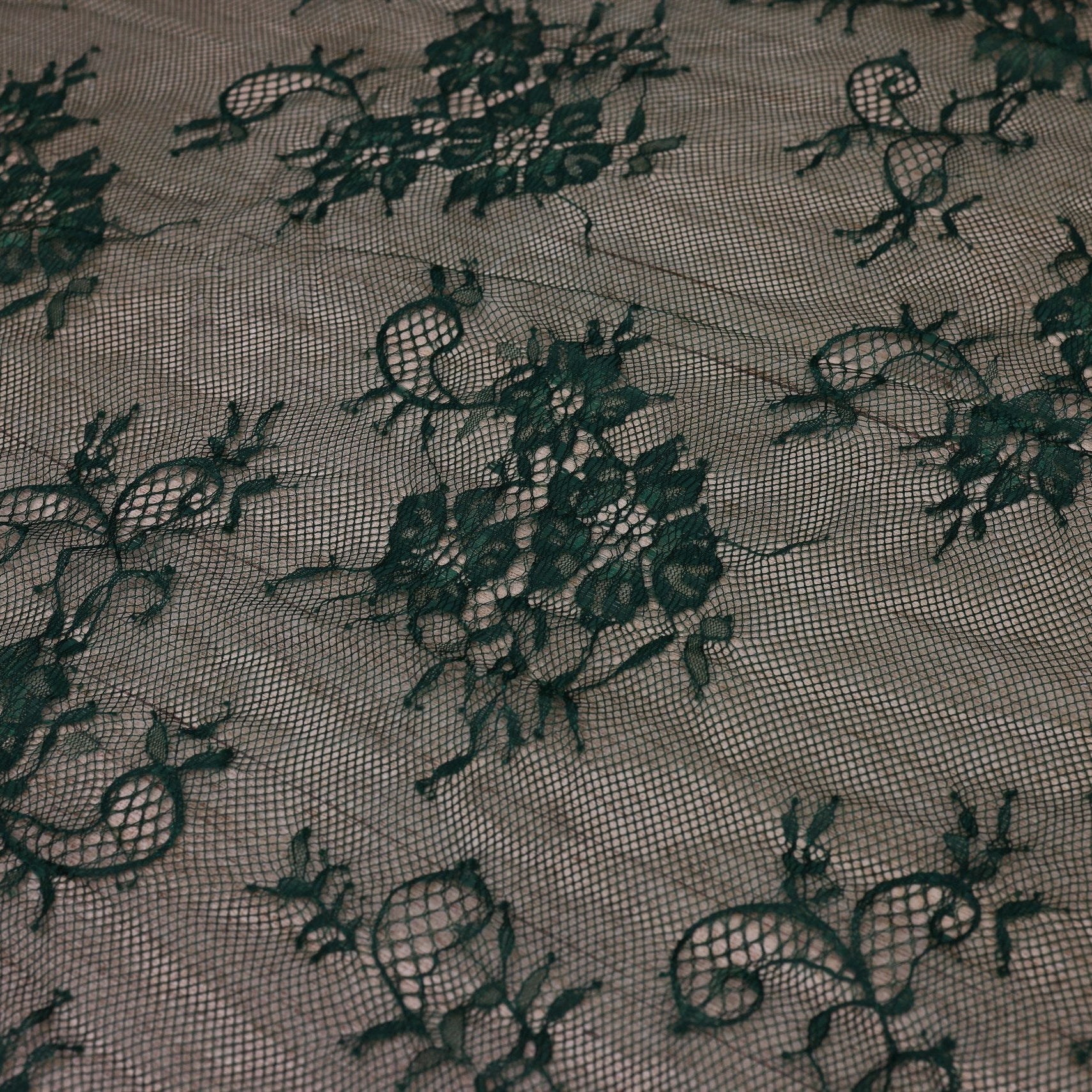 Dantela Chantilly Verde - 112-9911