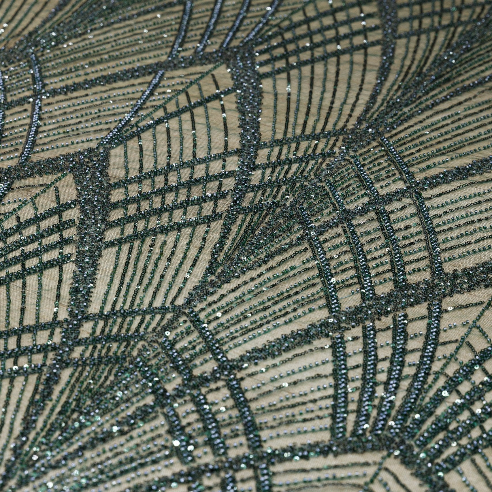 Broderie M15 Verde la metru