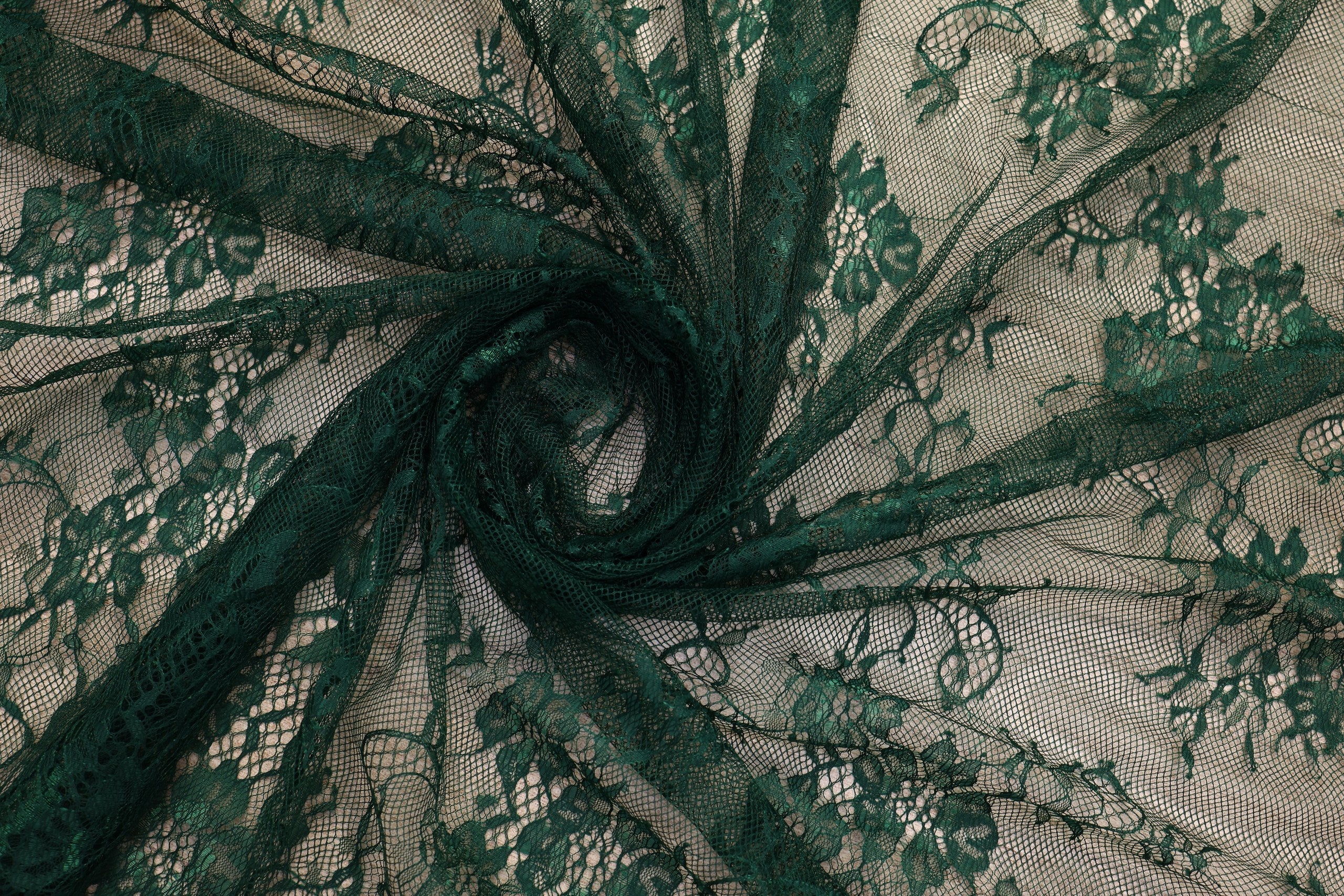 Dantela Chantilly Verde - 112-9911