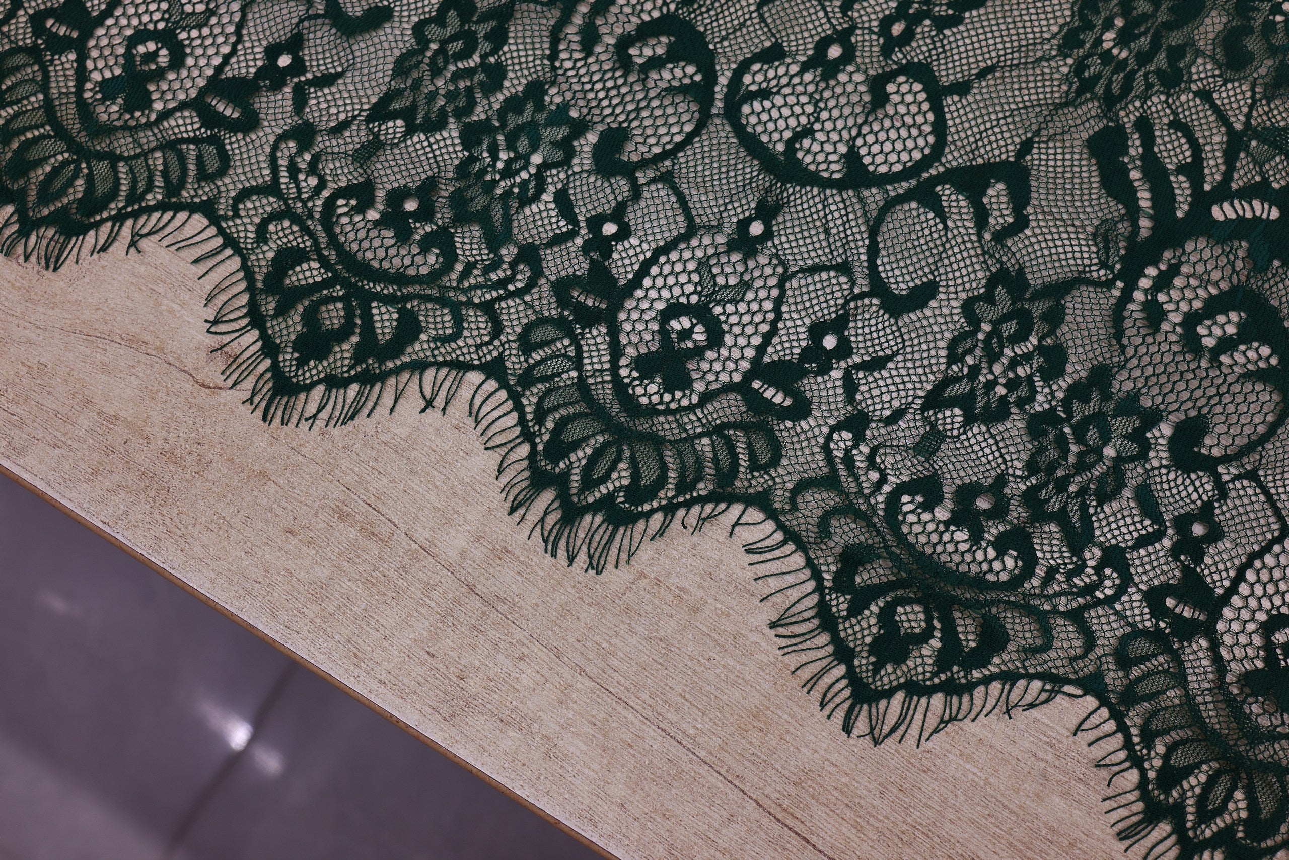 Dantela Chantilly Verde - 116