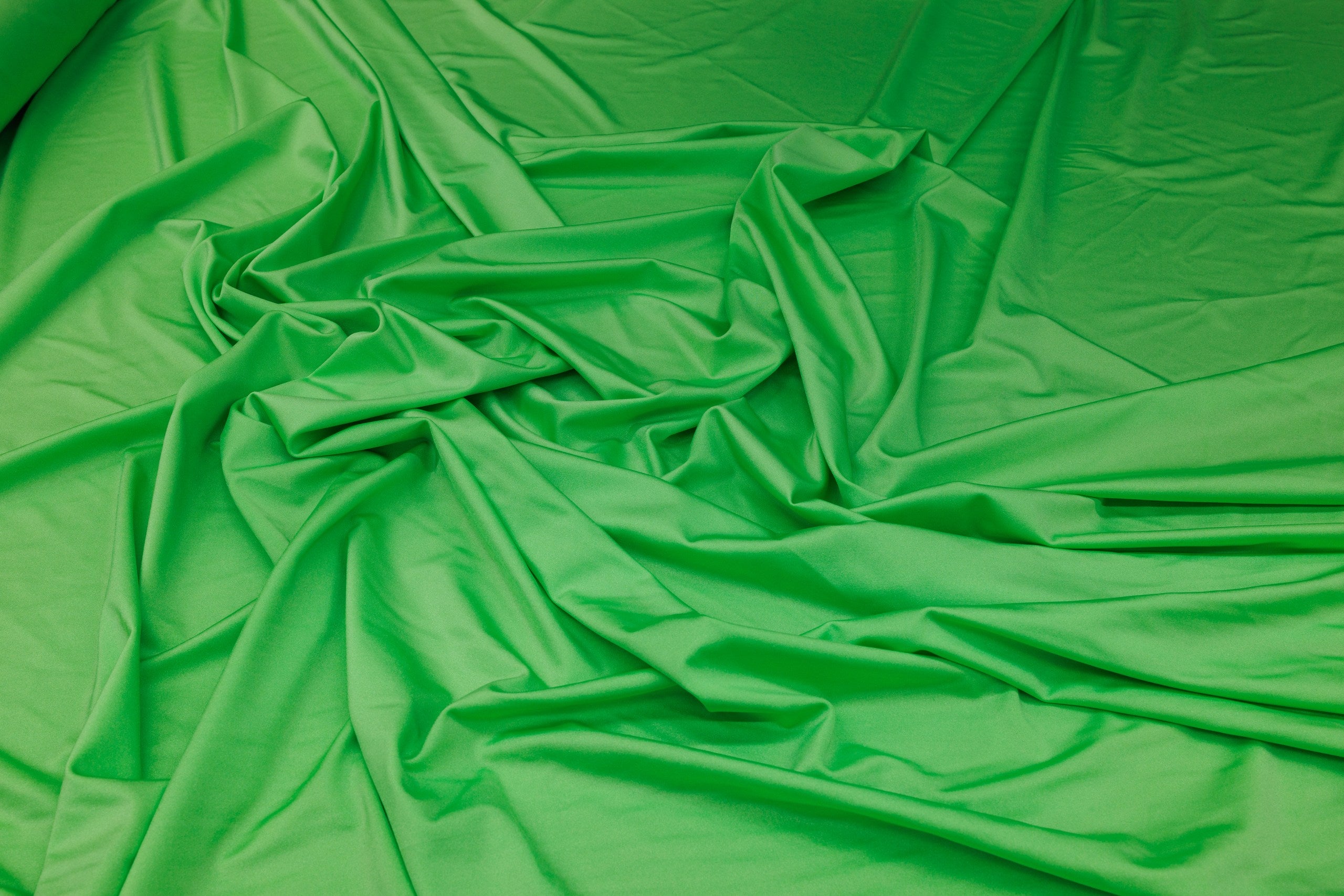 Lycra Plină Lucioasă - Verde Kelly