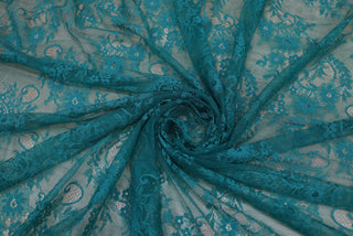 Dantela Chantilly Turqoise - 657-3