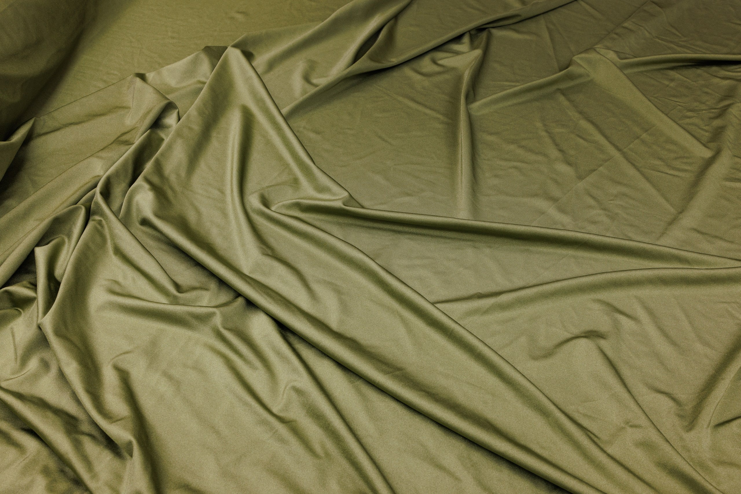 Lycra Plină Lucioasă - Verde Olive