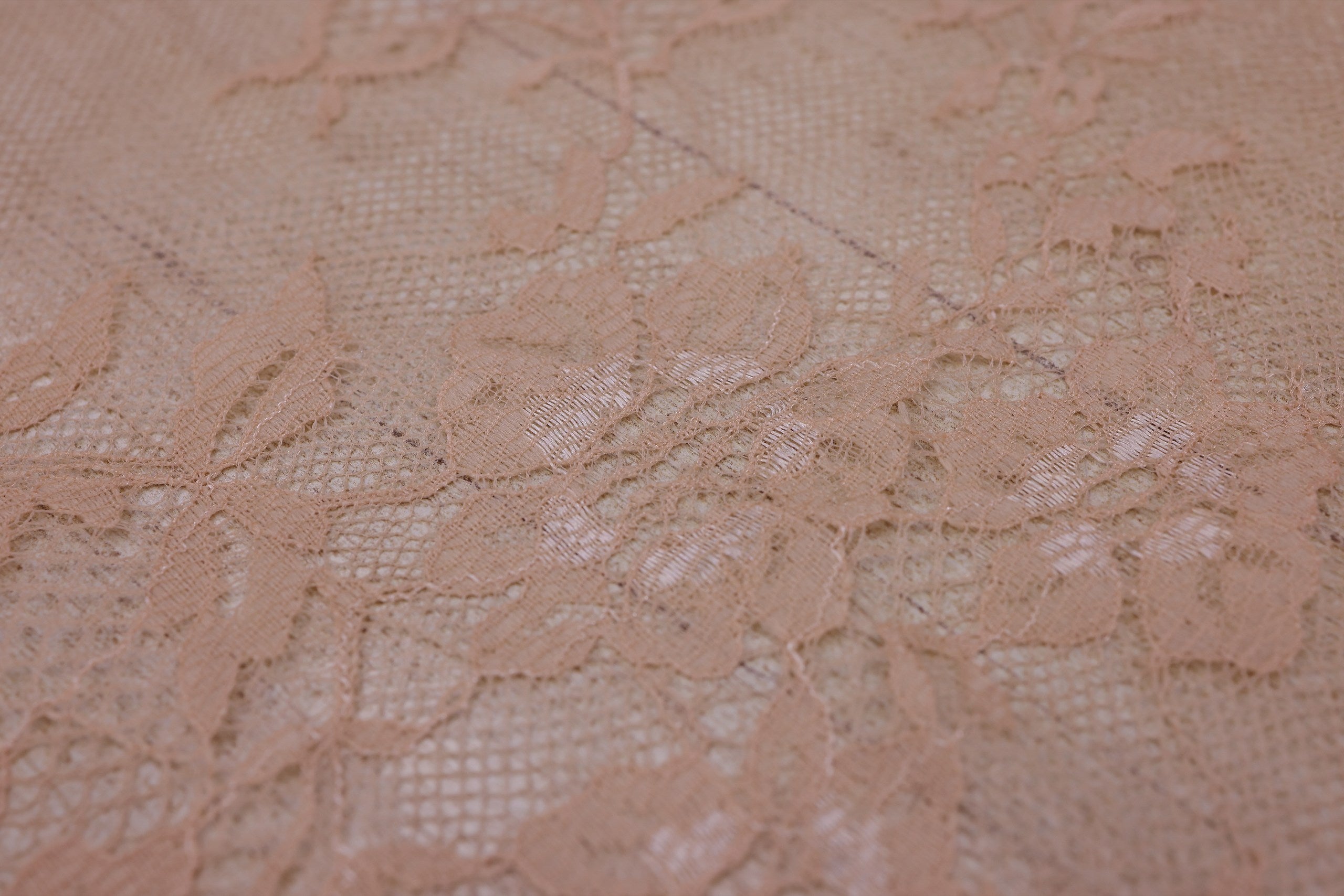 Dantela Chantilly Bej Inchis - 657-4