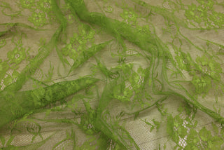 Dantela Chantilly Verde - 112-657-1 A