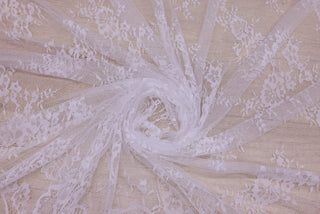 Dantela Chantilly Alb - 128