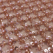 Broderie M4 Roze Gold la metru