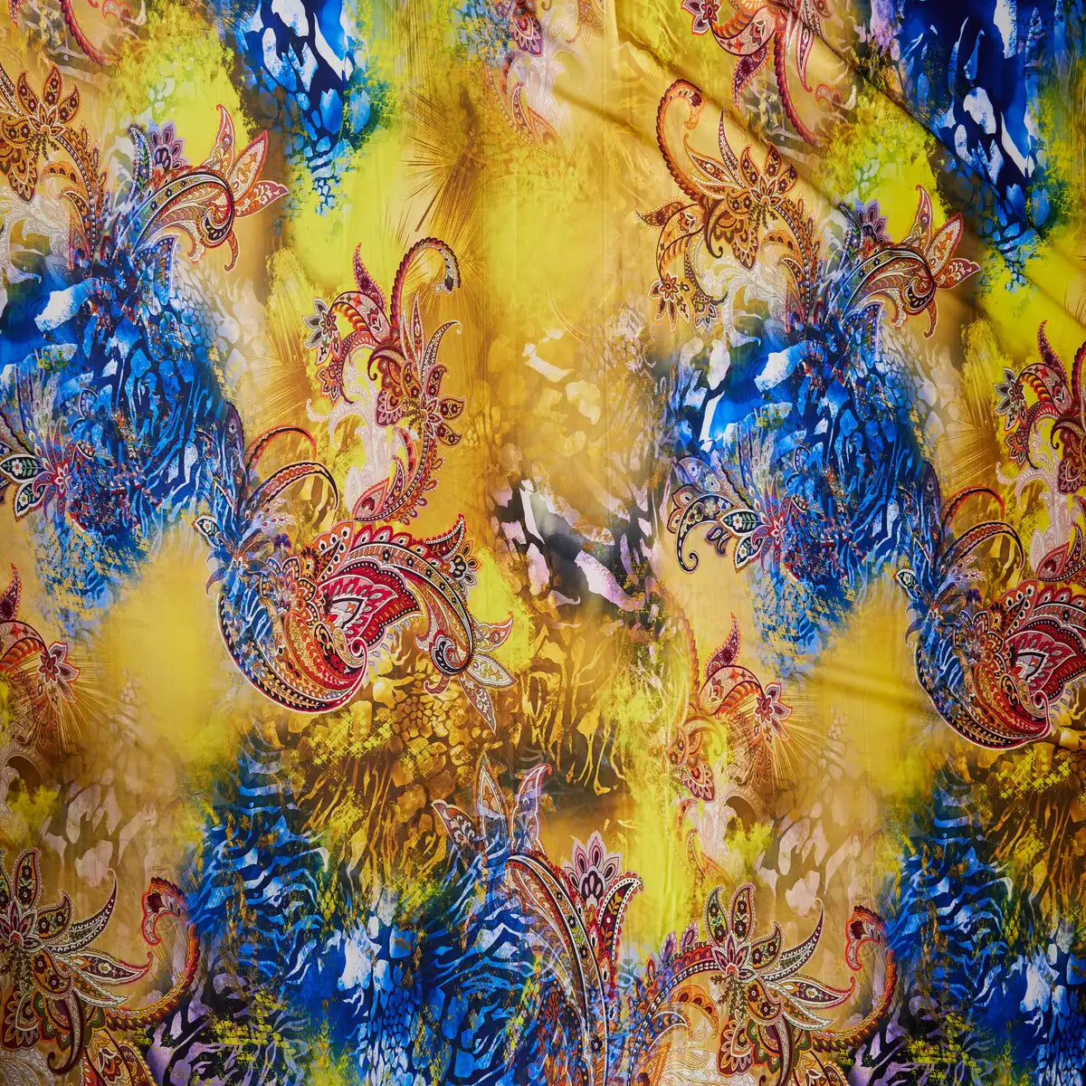 Imitatie Matase Cu Imprimeu M7 - Ahura