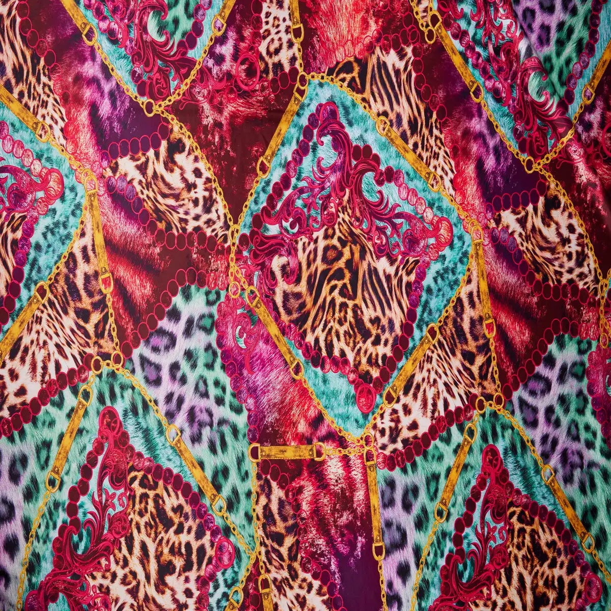 Imitatie Matase Cu Imprimeu M11 - Ahura