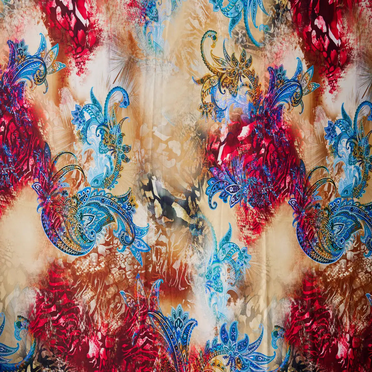 Imitatie Matase Cu Imprimeu M15 - Ahura