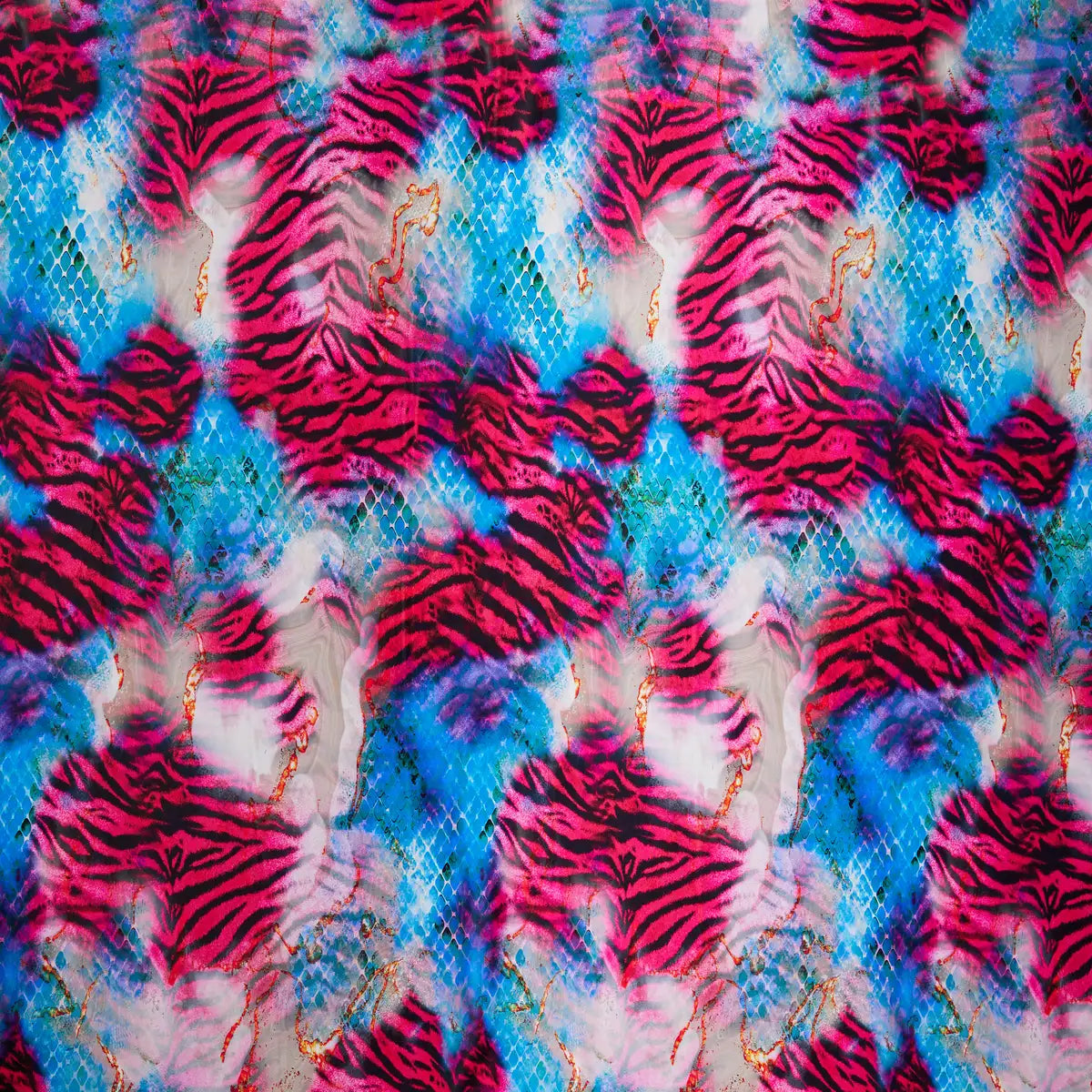 Imitatie Matase Cu Imprimeu M19 - Ahura