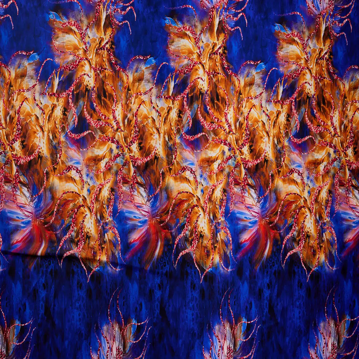 Imitatie Matase Cu Imprimeu M40 - Ahura