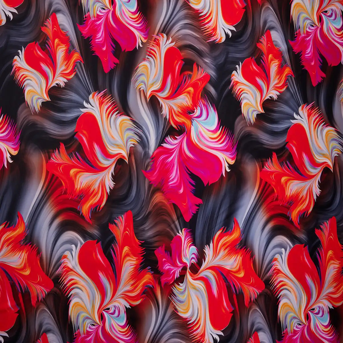 Imitatie Matase Cu Imprimeu M47 - Ahura