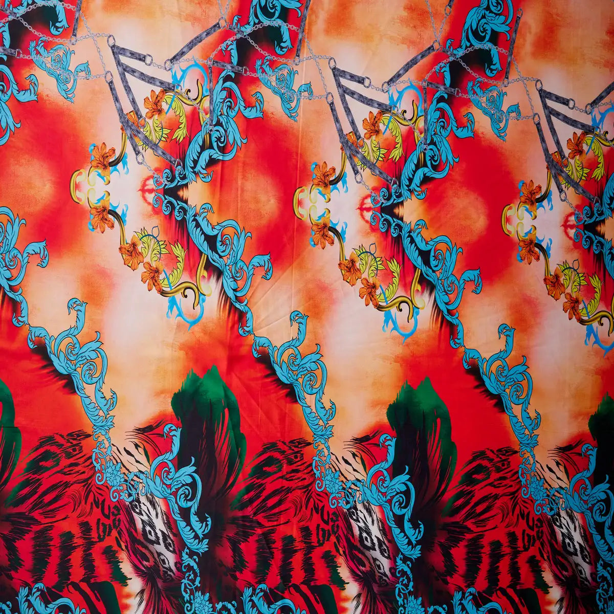 Imitatie Matase Cu Imprimeu M49 - Ahura